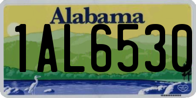 AL license plate 1AL6530