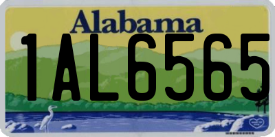 AL license plate 1AL6565
