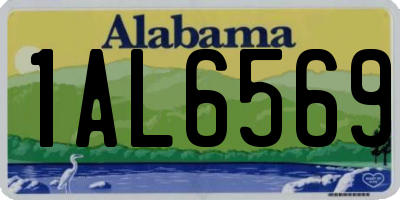 AL license plate 1AL6569
