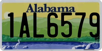 AL license plate 1AL6579