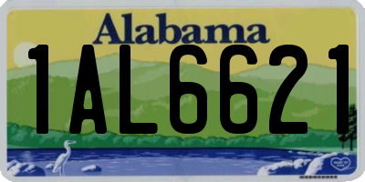 AL license plate 1AL6621