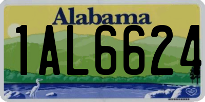 AL license plate 1AL6624