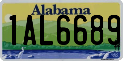 AL license plate 1AL6689