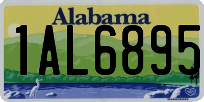 AL license plate 1AL6895