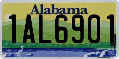 AL license plate 1AL6901