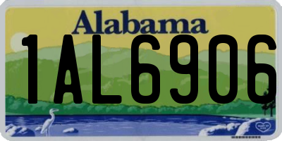 AL license plate 1AL6906