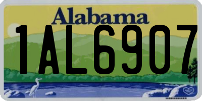AL license plate 1AL6907