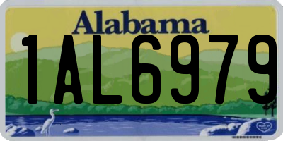 AL license plate 1AL6979