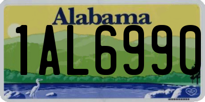 AL license plate 1AL6990