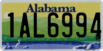 AL license plate 1AL6994