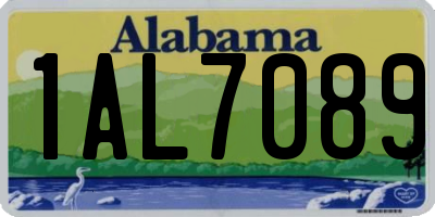 AL license plate 1AL7089