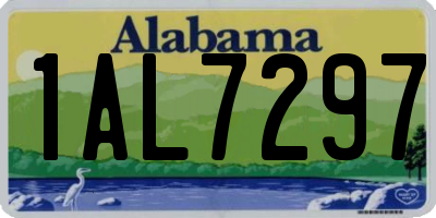 AL license plate 1AL7297