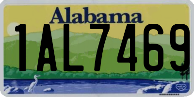 AL license plate 1AL7469