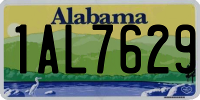 AL license plate 1AL7629