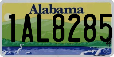 AL license plate 1AL8285