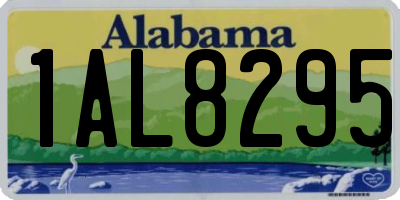 AL license plate 1AL8295