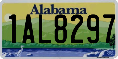 AL license plate 1AL8297