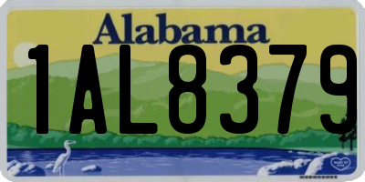 AL license plate 1AL8379