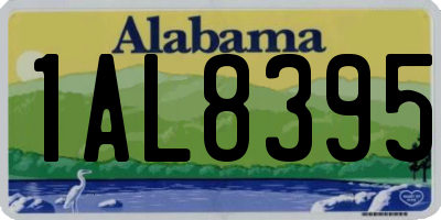AL license plate 1AL8395