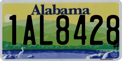 AL license plate 1AL8428