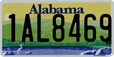 AL license plate 1AL8469