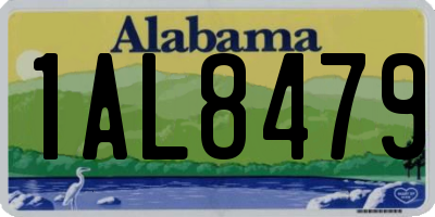 AL license plate 1AL8479