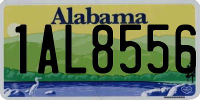 AL license plate 1AL8556