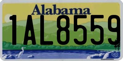 AL license plate 1AL8559