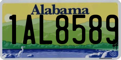 AL license plate 1AL8589
