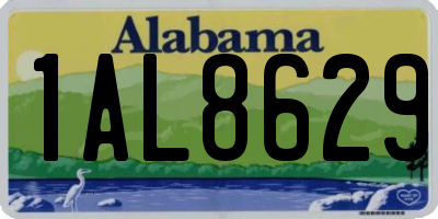 AL license plate 1AL8629