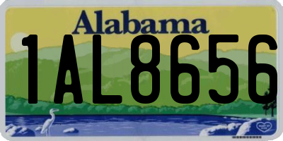 AL license plate 1AL8656