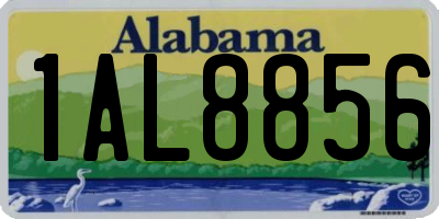 AL license plate 1AL8856