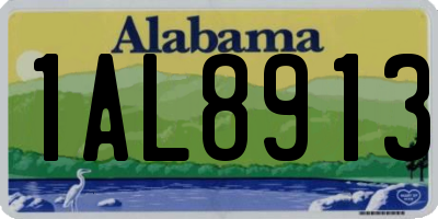 AL license plate 1AL8913