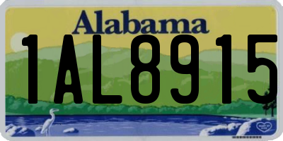 AL license plate 1AL8915