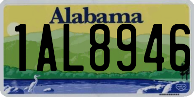 AL license plate 1AL8946