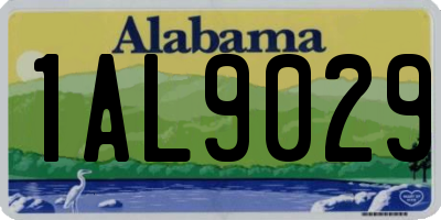 AL license plate 1AL9029