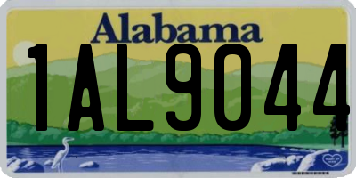 AL license plate 1AL9044