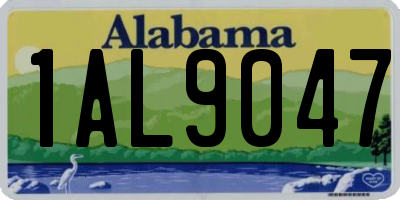 AL license plate 1AL9047