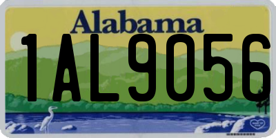 AL license plate 1AL9056