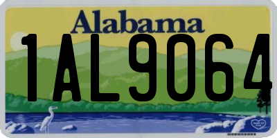 AL license plate 1AL9064
