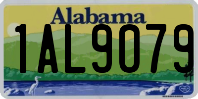 AL license plate 1AL9079