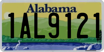 AL license plate 1AL9121
