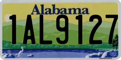 AL license plate 1AL9127