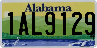 AL license plate 1AL9129