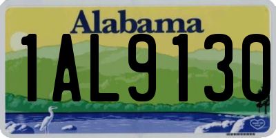 AL license plate 1AL9130