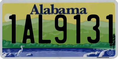 AL license plate 1AL9131