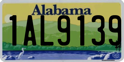 AL license plate 1AL9139