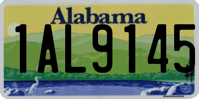 AL license plate 1AL9145
