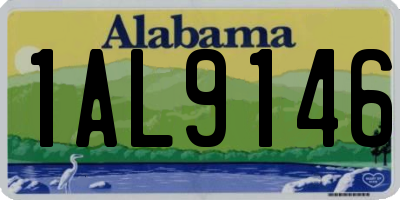 AL license plate 1AL9146