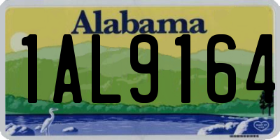 AL license plate 1AL9164